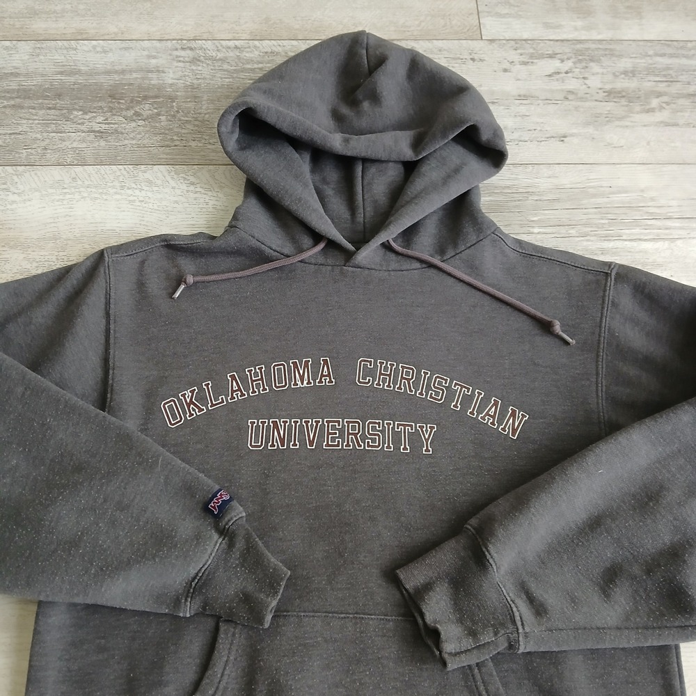 Oklahoma Christian University JanSport Hoodie Sweatshirt Gray Pullover Small
